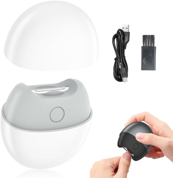 generic 2026 New Electric Automatic Nail Clipper with Light 2 Speeds Magnetic Cover