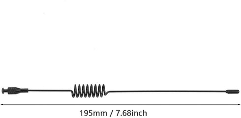 RC Car Antenna - Remote Control Crawler Simulation Antenna for Traxxas -4 Vehicle Decoration Parts (195mm/7.68inch)