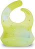 PAPERCLIP Color-Changing Adjustable Silicone Baby Bib - BPA Free, Waterproof, Dishwasher Safe, Aurora Green