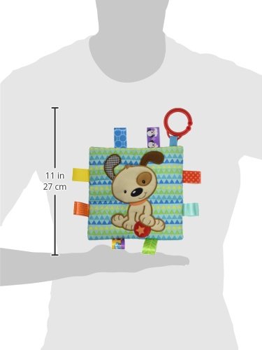 Taggies Crinkle Me Baby Toy, Brother Puppy, 6.5x6.5 Inch, Pack of 1
