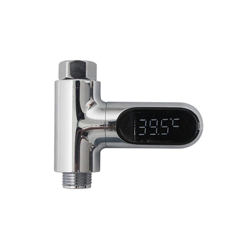360 3-Color 1/2 Baby Bath Water Thermometer - Hydropower No Battery Instant-Read with Rotatable LED Display