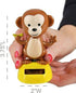 Cute Monkey Solar Power Dancing Figure - Car Dashboard Desktop Decor for Kids Teens, Solar Power Kits