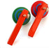 FQStech Wooden Spinning Top Gyroscope with Handle and Pull String Wire, Color Random