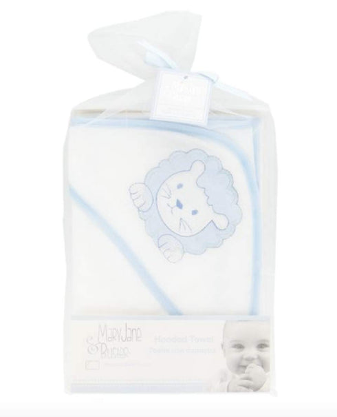 Mary Jane & Buster Baby Boy Lion Hooded Bath Towel w/Mesh Gift Bag