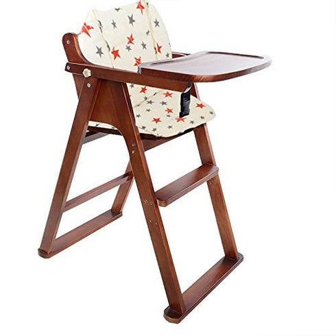 5 1 Set Star Baby High Chair Seat Cushion Liner Pad Cover Mat and Point Harness Straps