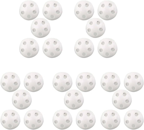 10Pcs White Rattle Balls Inserts for Rattle Box Repair, Noise Maker Insert for Dolls and Plush Rings