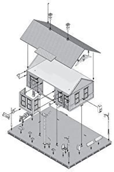 Woodland Scenics Woodland Station N Scale Kit