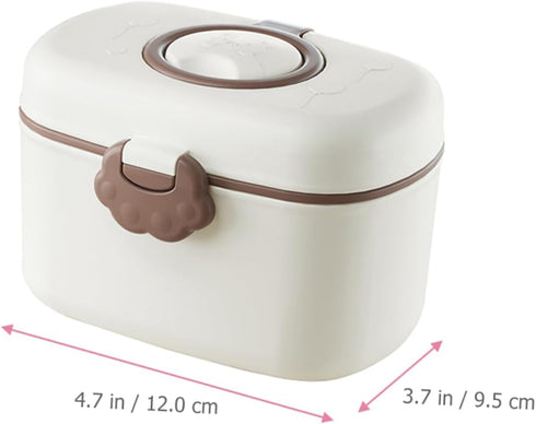 PERSELOSO Portable Baby Formula Container Airtight Seal Travel Milk Powder Dispenser for Infants Waterproof Food