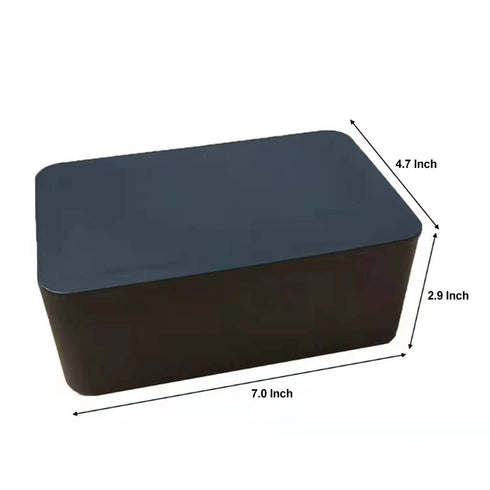 Baby Wipe Holder, Keeps Diaper Wipes Fresh, Easy Open & Close Container (Black)