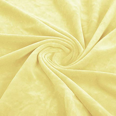 American Baby Company Heavenly Soft Chenille Fitted Mini Crib Sheet, 24" x 38", Maize, for Boys and Girls