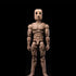 1/12 Scale Muscle Male Action Figure, 6in Flexible Strong Notaman Square Head Miniature Figure
