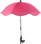 OIY Clip-On Stroller Umbrella Sunshade, 26 x 30.7" Adjustable Clamp Parasol with UV