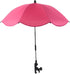 OIY Clip-On Stroller Umbrella Sunshade, 26 x 30.7" Adjustable Clamp Parasol with UV