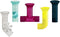 Boon Pipes Toddler Bath Toys - Multicolored Building Toys with Suction Cups, 5 Count for Kids Ages 12 Months and Up