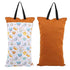 Waterproof,Reusable(EF160) Large Hanging Wet/Dry Pail Bag for Cloth Diaper,Inserts,Nappy, Laundry with Two Zippered