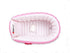 SuperLi Inflatable Baby Bathtub, Kid Infant Toddler Infant Newborn Inflatable Foldable Shower Pool (Pink)