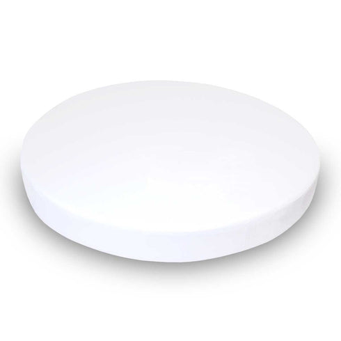 SHEETWORLD.COM SheetWorld Fitted 100% Cotton Percale Oval Crib Sheet, Fits Stokke Sleepi 26