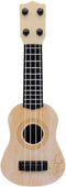 Kisangel 1pc Wooden Kids Ukulele Toy, Toddler Guitar Classical Instrument for Preschool Children, Beige