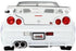 1:24 2002 (R34), 8+(Glossy Jada Toys JDM Tuners Die-Cast Nissan Skyline GT-R Opening Doors, Detailed Interior, Rubber