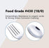 ANNOVA Kids Silverware Set, 6 Pieces Stainless Steel Flatware for Children, 3 Forks & 3 Spoons, Safari Animals Etched
