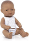Miniland Doll 12 5/8'' Hispanic Boy (Box) - Made in Spain, Anatomically Correct Quality Inclusion