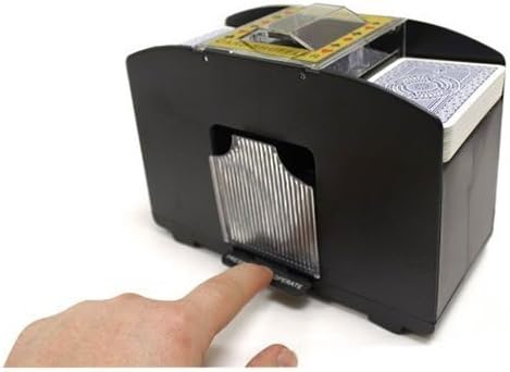 Brybelly Ultimate 6 Deck Battery-Operated Electric Card Shuffler - Shuffler Only or Bundles
