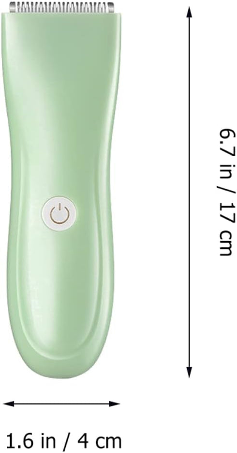 Trimmer Vaguelly Hair for Newborns Cordless Rechargeable Hair Clipper Cutter Quiet for Haircuts Light Green