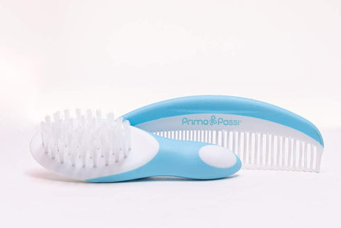 Set Set Primo Passi - Comb and Brush | Baby Hair Brush and Comb for Newborns and Toddlers, Baby Girl and Baby Boy