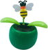 Solar Powered Dancing Flower - Animated Dancer Toy Car for Dashboard and Office Desk Decoration