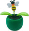 Solar Powered Dancing Flower - Animated Dancer Toy Car for Dashboard and Office Desk Decoration