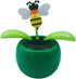 Solar Powered Dancing Flower - Animated Dancer Toy Car for Dashboard and Office Desk Decoration