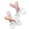 BabyBjoern Baby Spoon and Fork - 4 pcs, Powder Pink