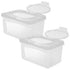 SUPVOX 2 Pack Baby Wipes Dispenser Reusable Wipe Container with Sealed Lid