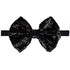 CÉLLOT 15pcs Baby Girl Headbands - Sparkly Glitter Sequins 4" Big Hair Bows for Infant Newborn and Toddlers