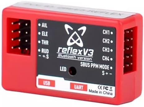 V3 V3 Fms RC Airplane Reflex Mini Gyro Flight Control System for Remote Control Aircraft Plane Reflex Stable Flight