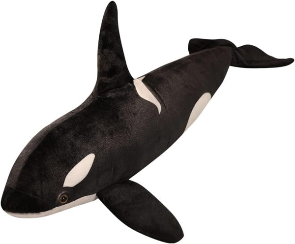 Nice Simulation Killer Whale Plush Toy, Stuffed Orcinus Orca Fish Doll, Soft Sleep Pillow for Kids