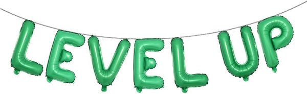 16 inch Multicolor Video Game Birthday Party Decorations for Boy Gamer Level Up Game Balloon Supplies