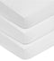 American Baby Company 3 Pack 100% Natural Cotton Fitted Crib Sheets 52"