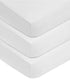 American Baby Company 3 Pack 100% Natural Cotton Fitted Crib Sheets 52"