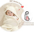 Baby Swaddle Blanket, Cute Cotton Plush Receiving Wraps for Boys Girls, Soft Newborn Sleeping for 0-6 Months