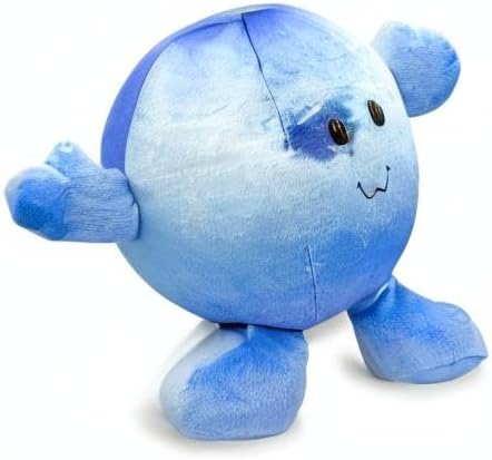 10" 0+ Celestial Buddies Neptune Buddy | Soft Stuffed Plush, Embroidered Features, Fun Planet Facts Tag for Kids STEM
