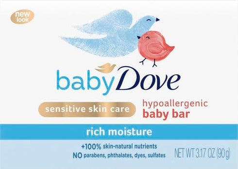 3.17 Dove Baby Bar Rich Moisture, Ounce