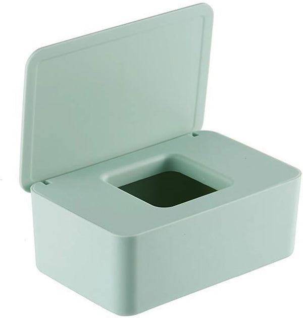 YUNDUOKEJI 2pcs Baby Wipes Case,Diaper Wipes Dispenser, Wipe Container With Sealing Design Lid(Size:Small