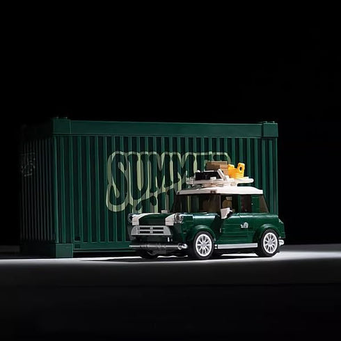 dOBROMOb Summer 356 Set 1:32 8+ dOMOb Mini Camper Car Building Kit pcs Building Blocks w/Container Display Box Modular