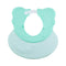 Topwon Baby Shampoo Shower Cap, Adjustable Silicone Visor Hat for Toddler, Ears Protection, Green