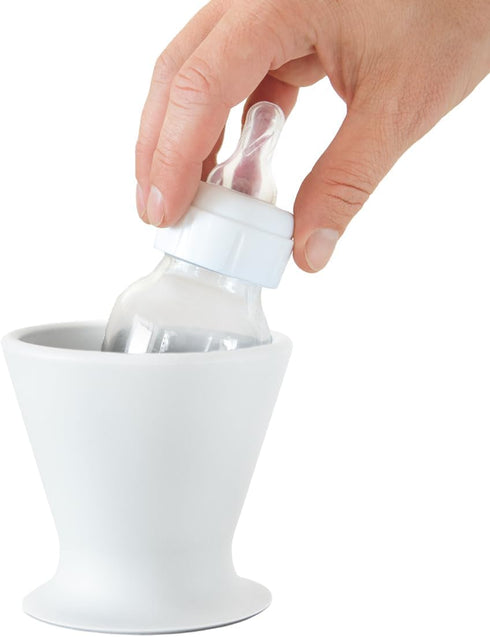 Boekee Baby Bottle Holder and Easy Hands Free Silicone Breast Pump Holder