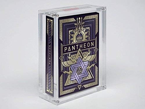 X1 Card Case for Playing Card Decks - Strong Clear Acrylic with Magnetic Seal