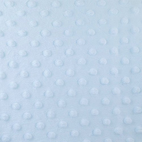 American Baby Company Heavenly Soft Minky Dot Fitted Contoured Changing Pad Cover, Blue Puff