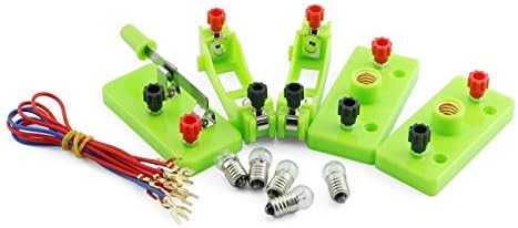 E-outstanding Circuit Learning Kit, Simple Circuit Physics Electrical Experiment Box, Physics Teaching Instrument
