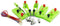 E-outstanding Circuit Learning Kit, Simple Circuit Physics Electrical Experiment Box, Physics Teaching Instrument